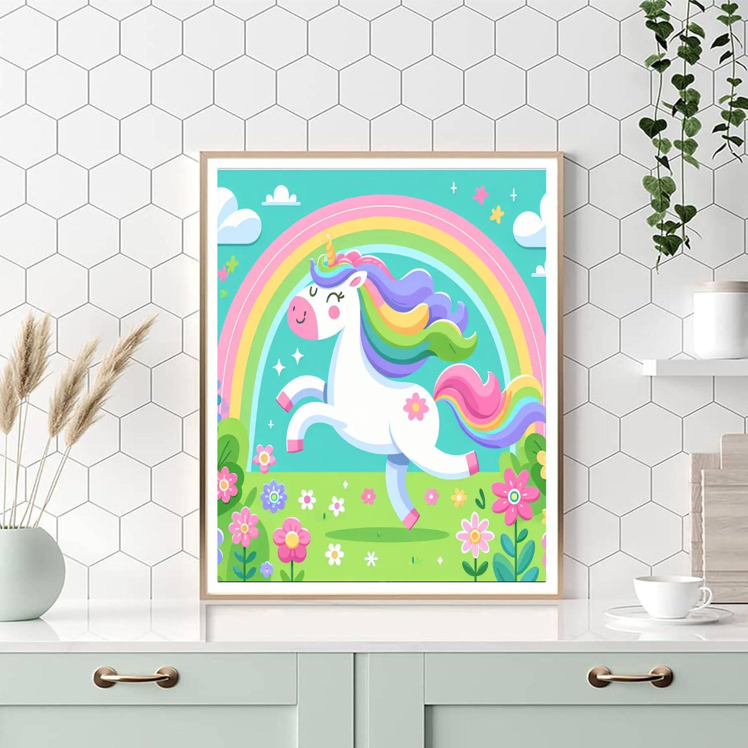 Mystical Unicorn Quest Paint By Color