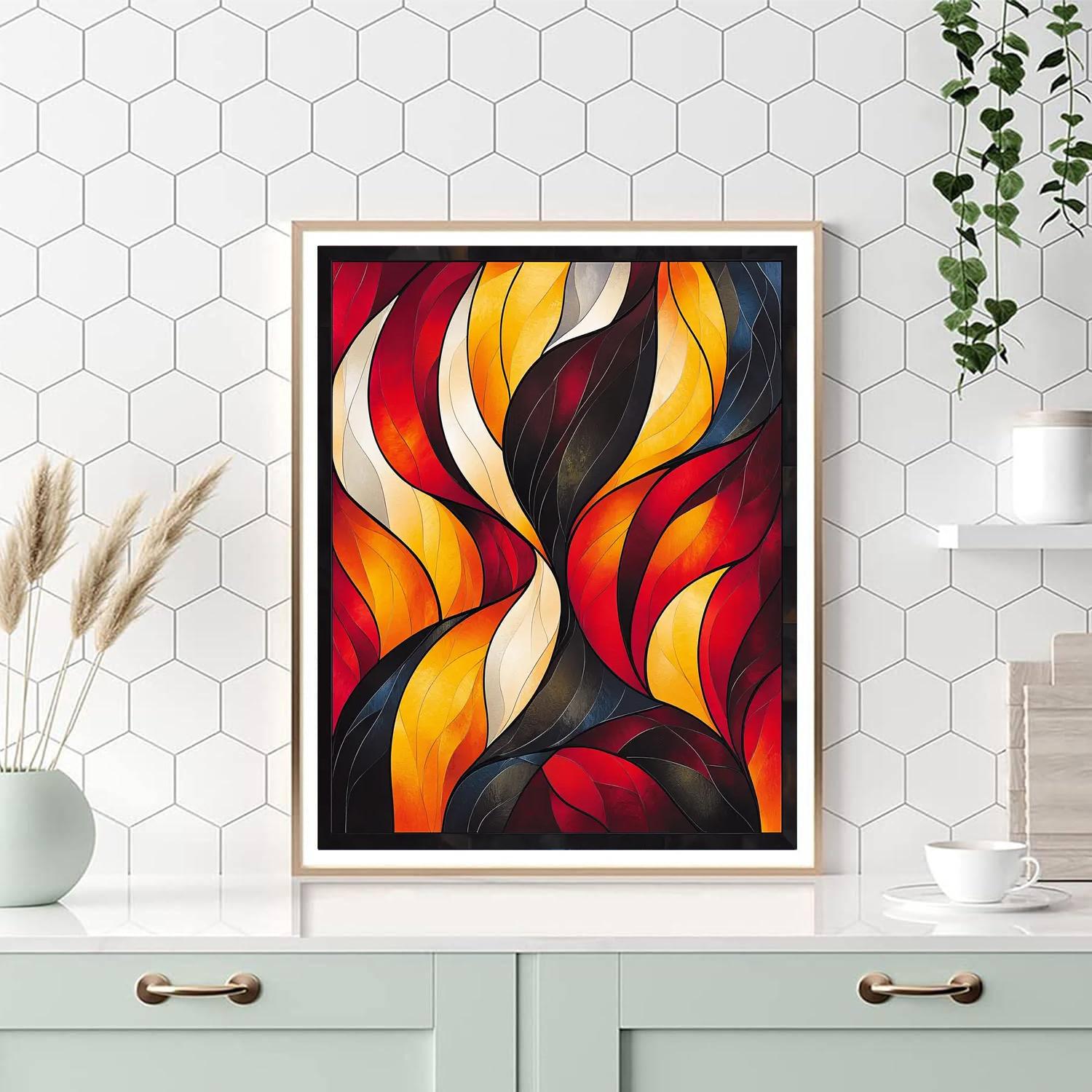 Jean-Michel Basquiat Inspired Veins Of Expression  Number Painting