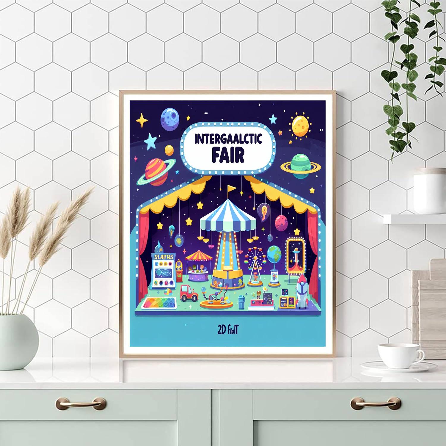 Galactic Fair Paint By Number