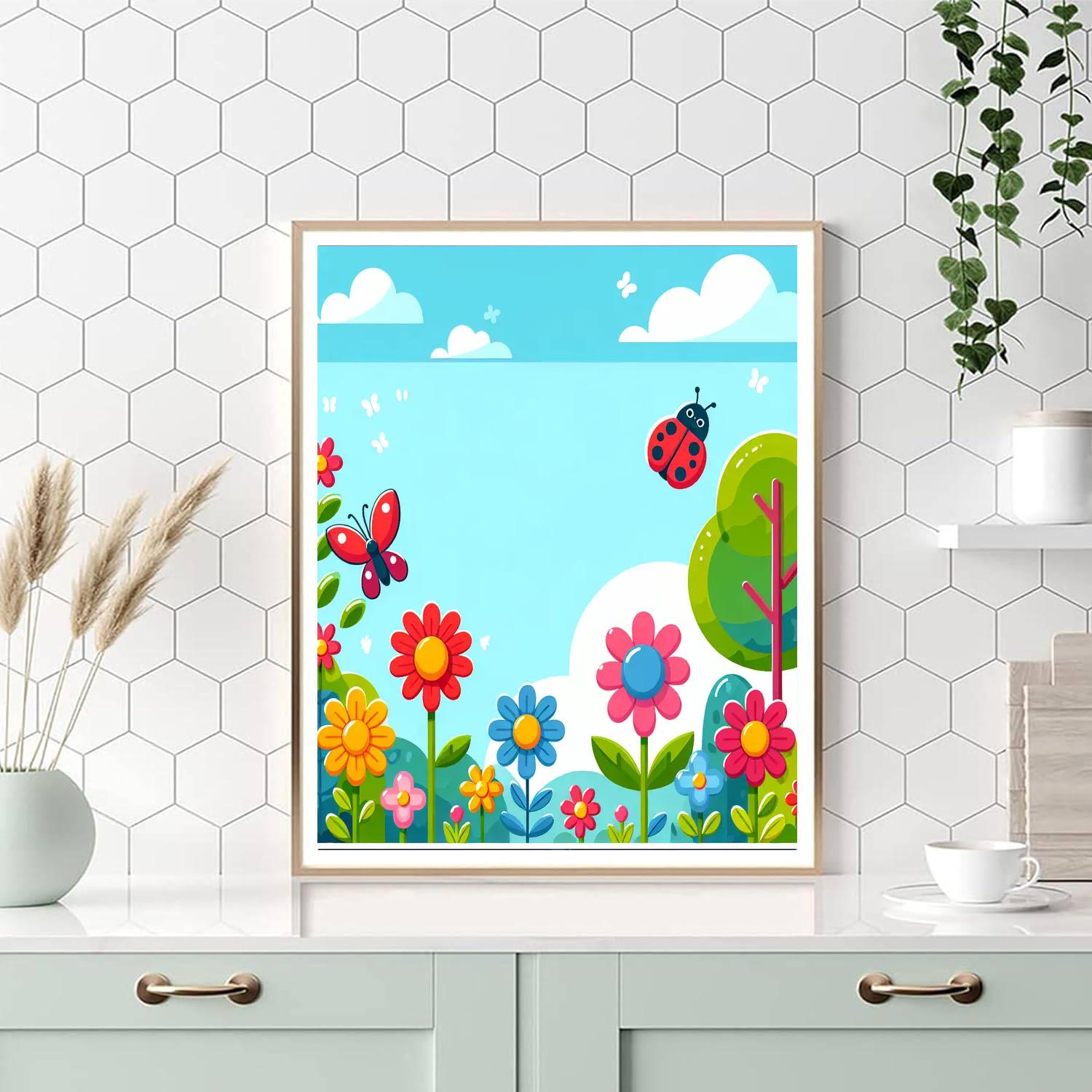 Garden Gathering Numbered Painting Kits