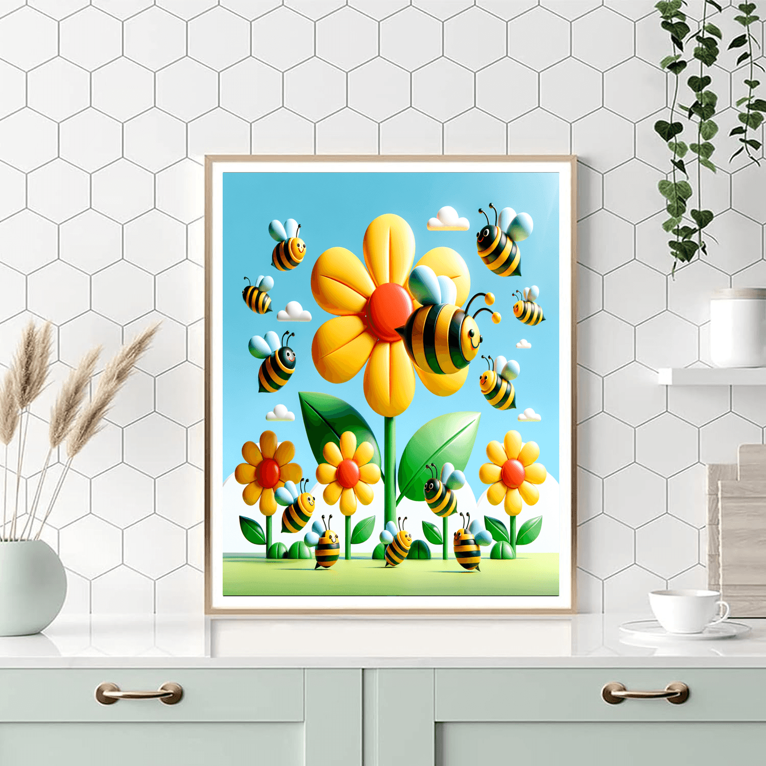 Busy Bee Garden Paint By Color