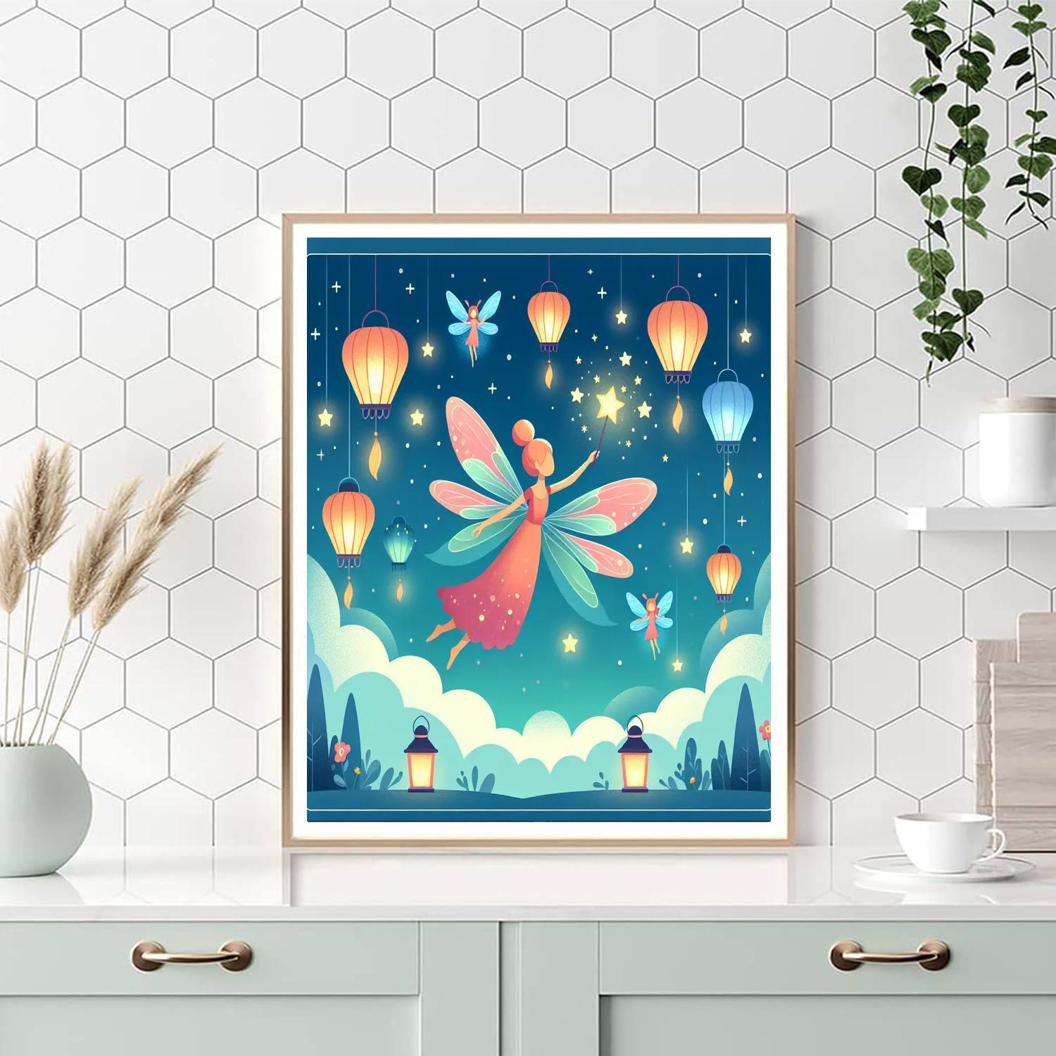 Floating Fairy Fiesta Paint By Color