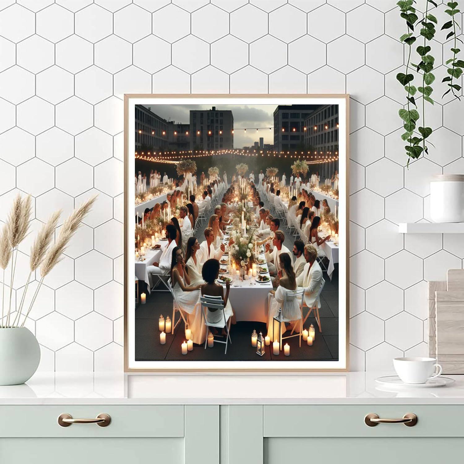 Dîner En Blanc Paint By Number