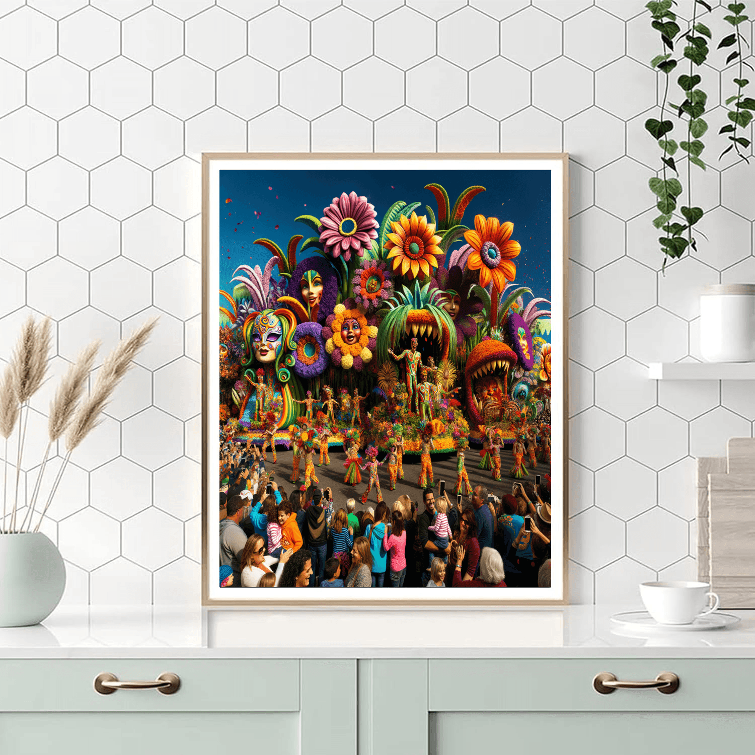 Carnival Of Flowers Painting By Numbers Kit