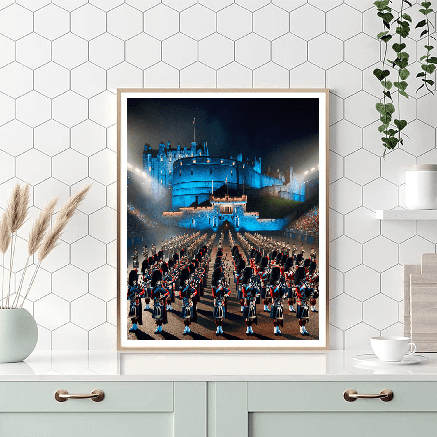 Edinburgh Military Tattoo - Scotland Paint By Numbers Kits