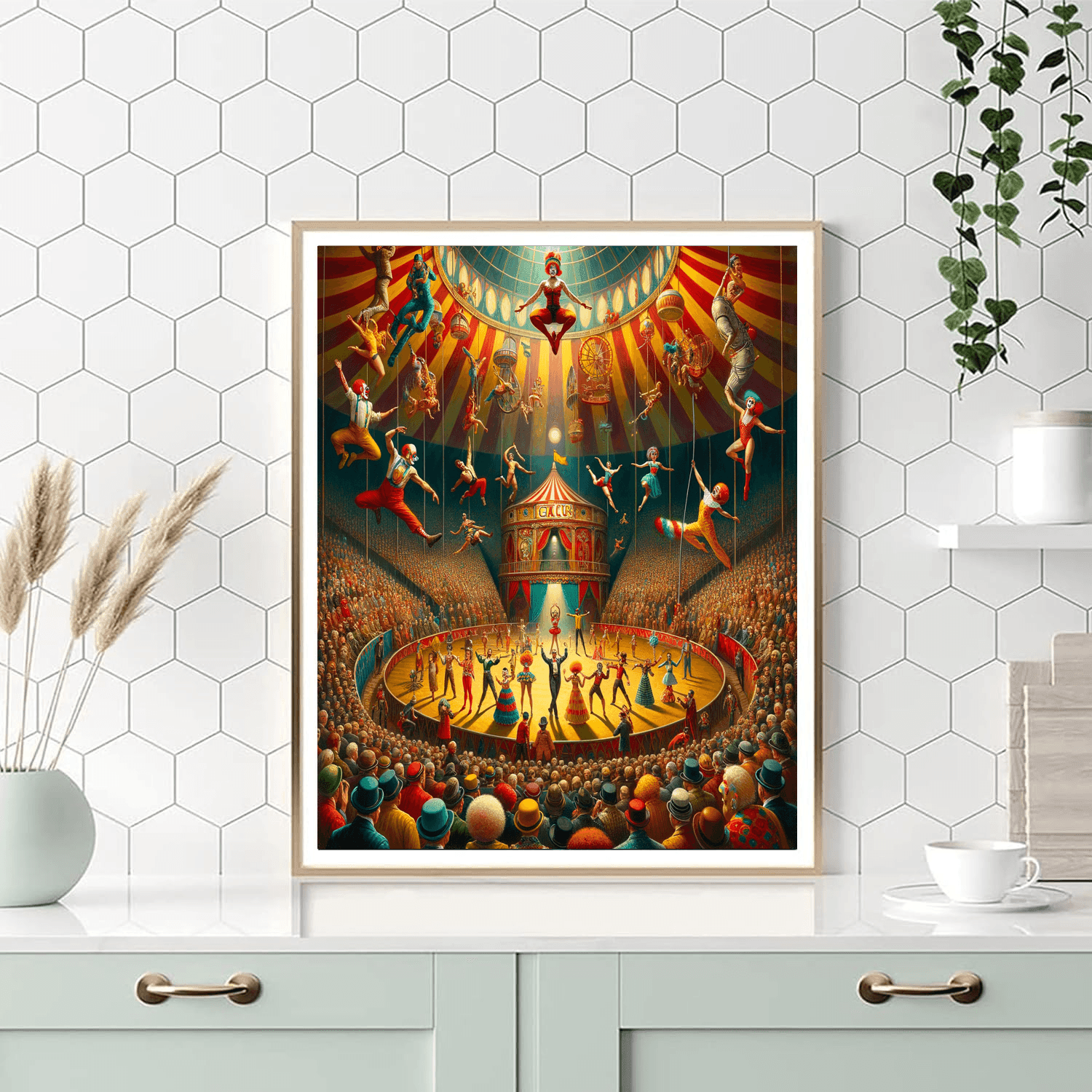 The International Circus Festival Painting By Numbers Kit