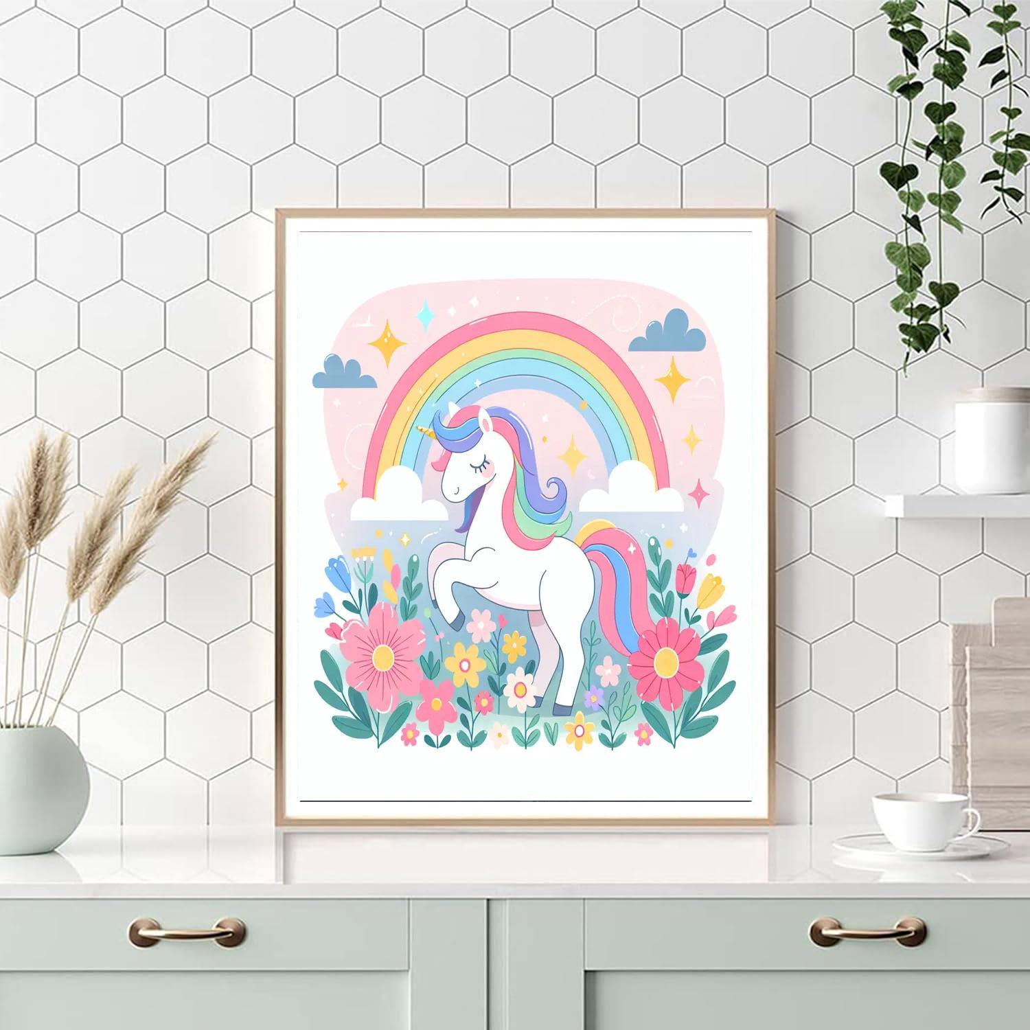 Fantasy Unicorns Numbered Painting Kits
