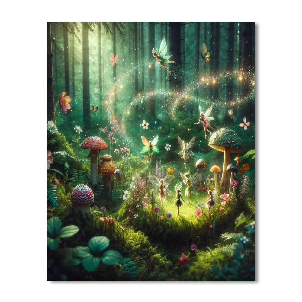 Enchanted Faerie Circle Paint By Number