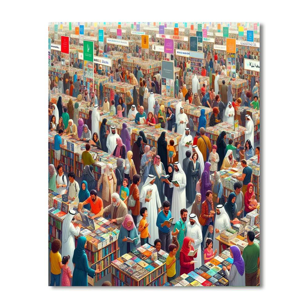 Kuwait International Book Fair - Kuwait Paint By Color