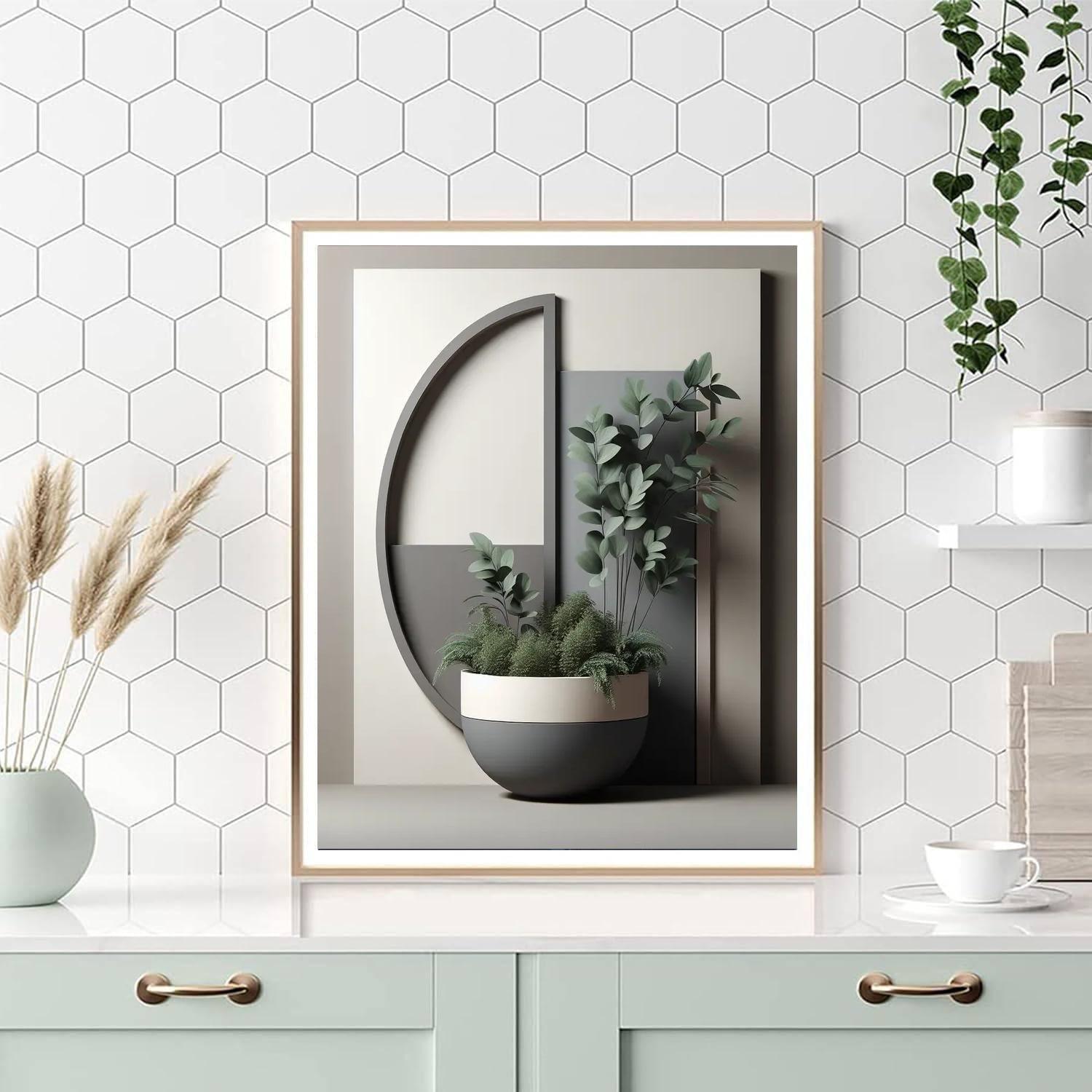 Urban Serenity Planter Paint By Number