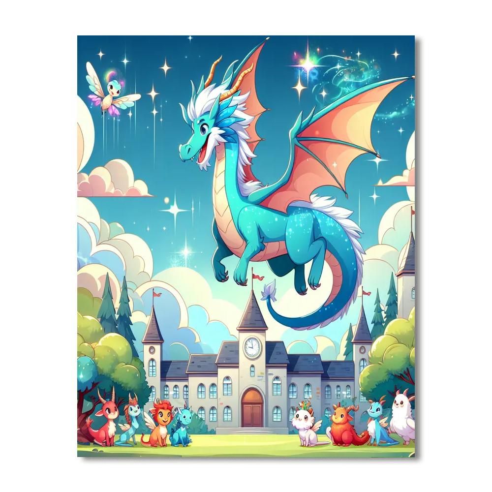 Mythical Creature Academy Numbered Painting Kits