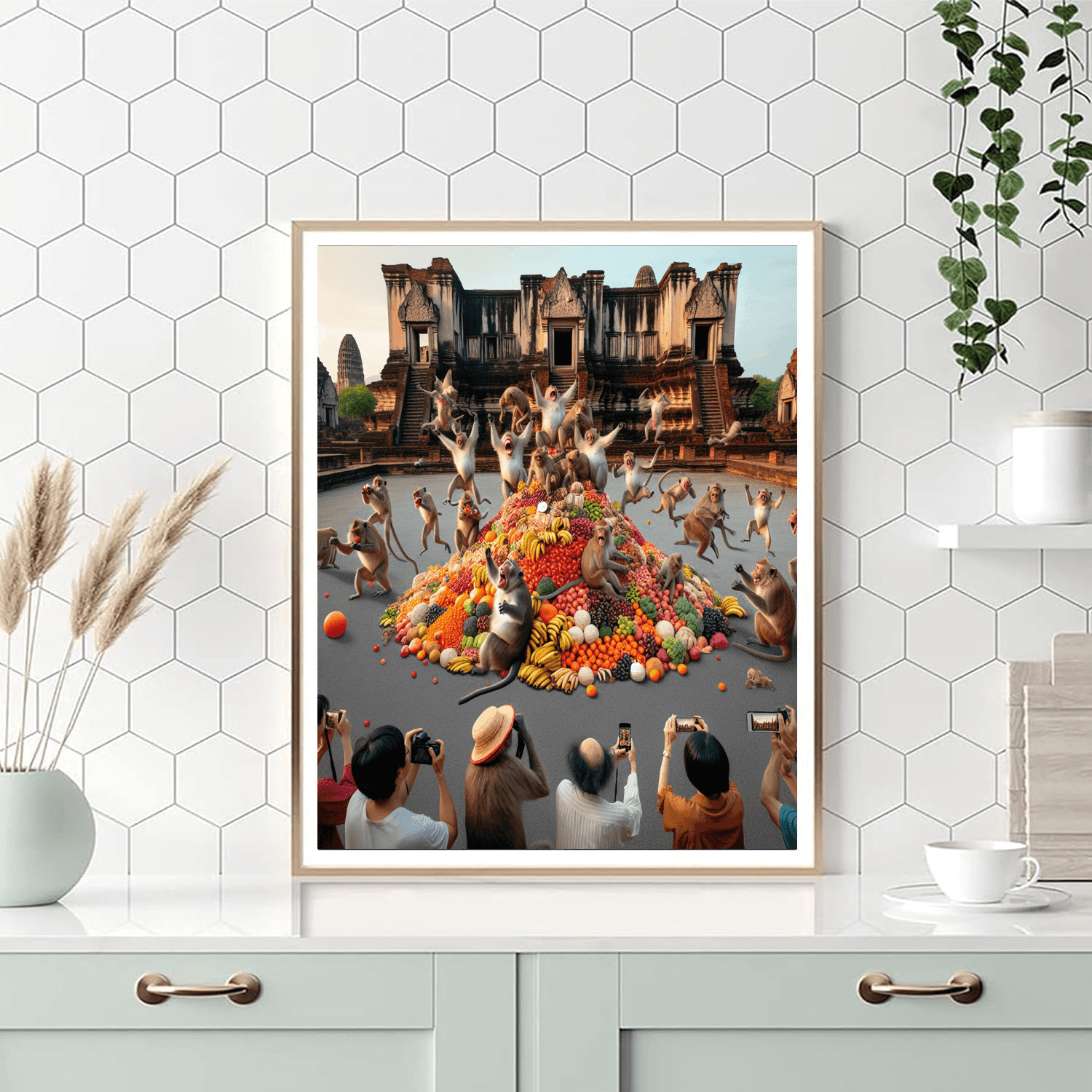 Lopburi Monkey Festival - Lopburi, Thailand Paint By Color