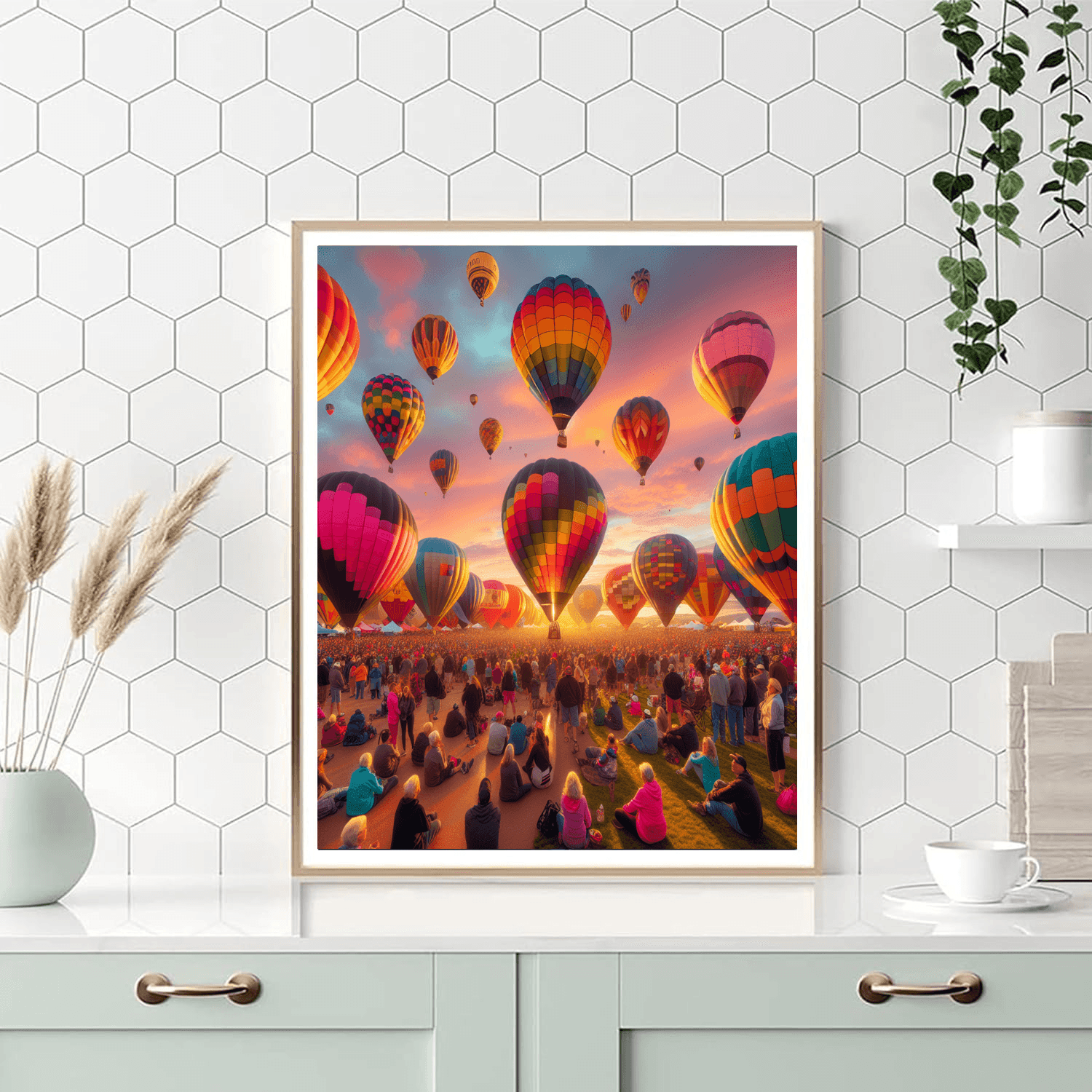 Albuquerque Hot Air Balloon Festival - Albuquerque, Usa Paint By Numbers Kits