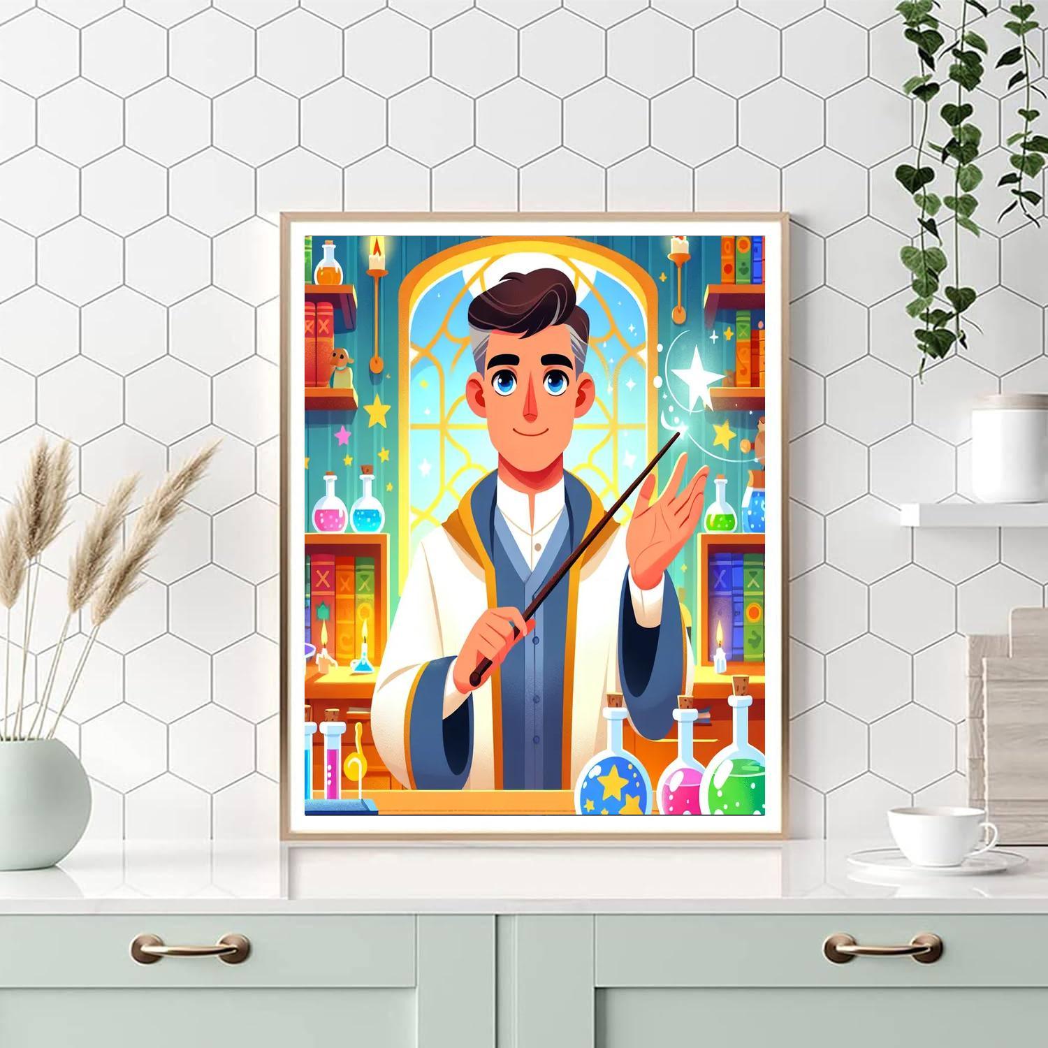 The Wonderful Wizard's World Numbered Painting Kits