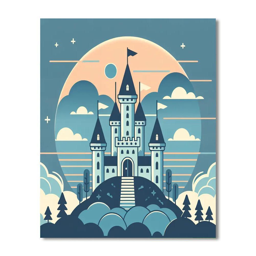 Enchanted Castle Discovery Paint By Numbers Kits