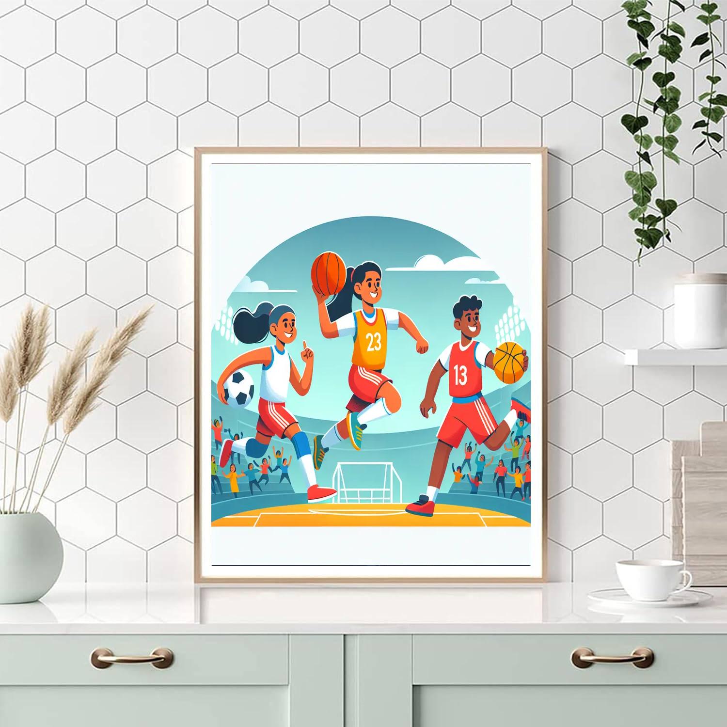 Sports Stars Championship Paint By Number