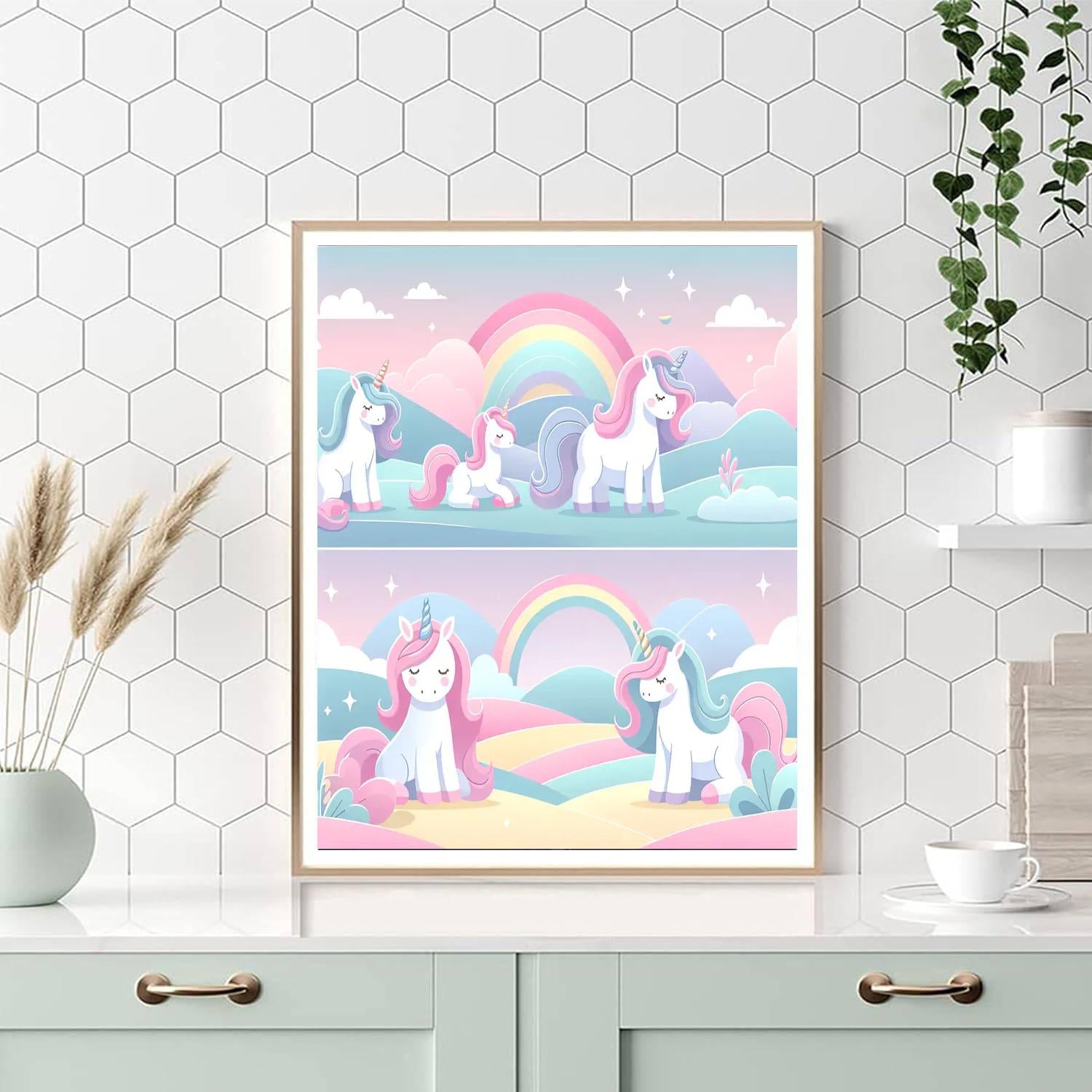 Mystic Unicorn Realm DIY Paint By Numbers