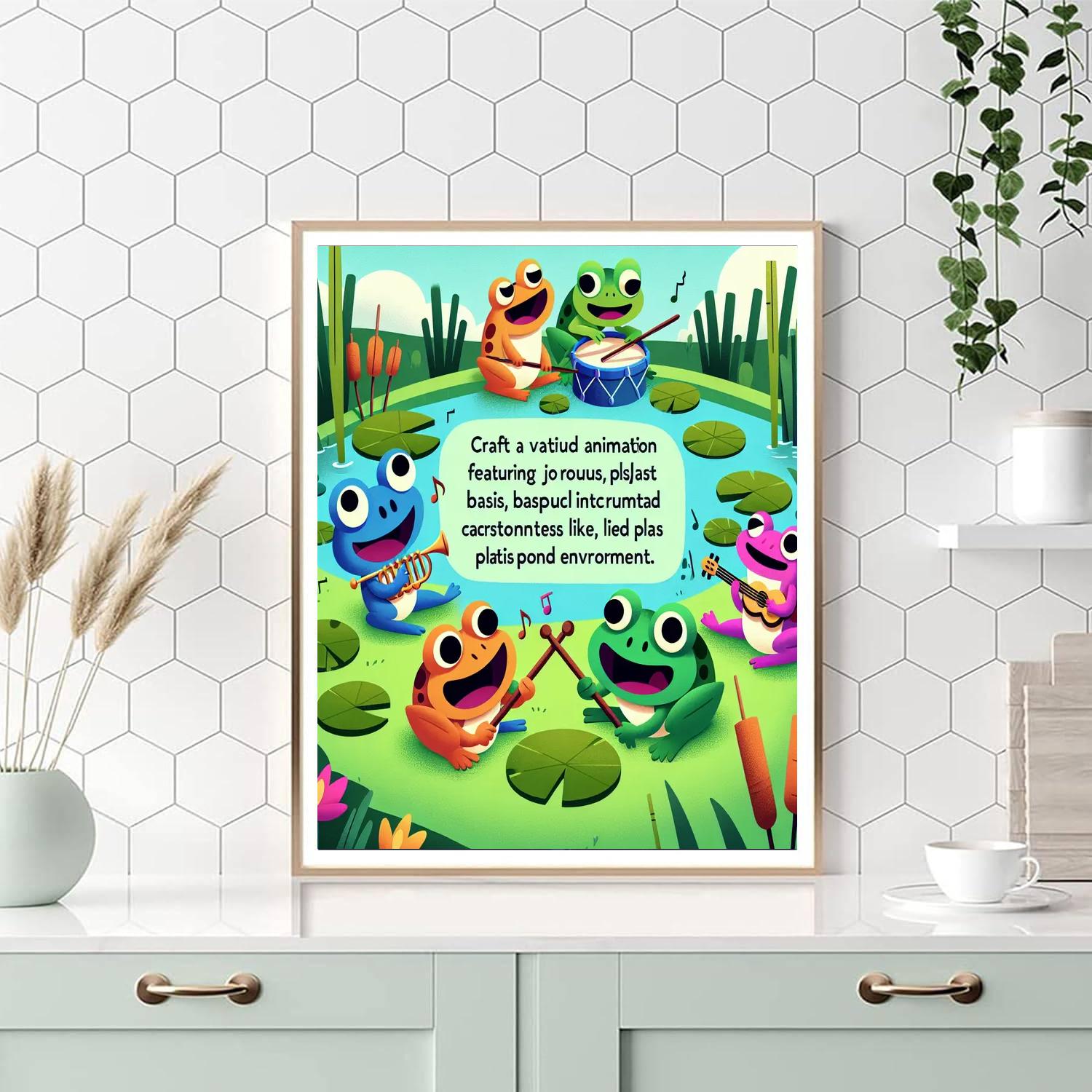 Fantastic Frog Orchestra Paint By Numbers