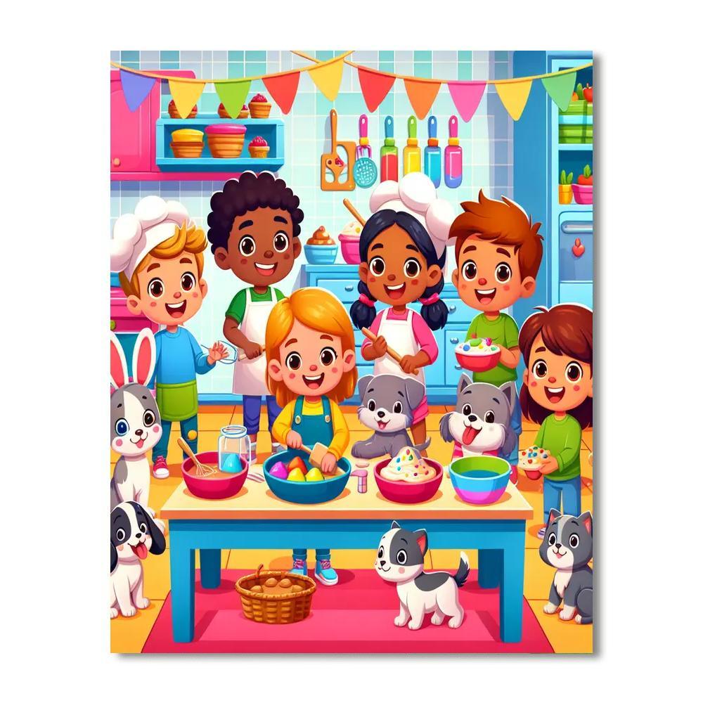 Baking Bonanza Paint By Numbers Art