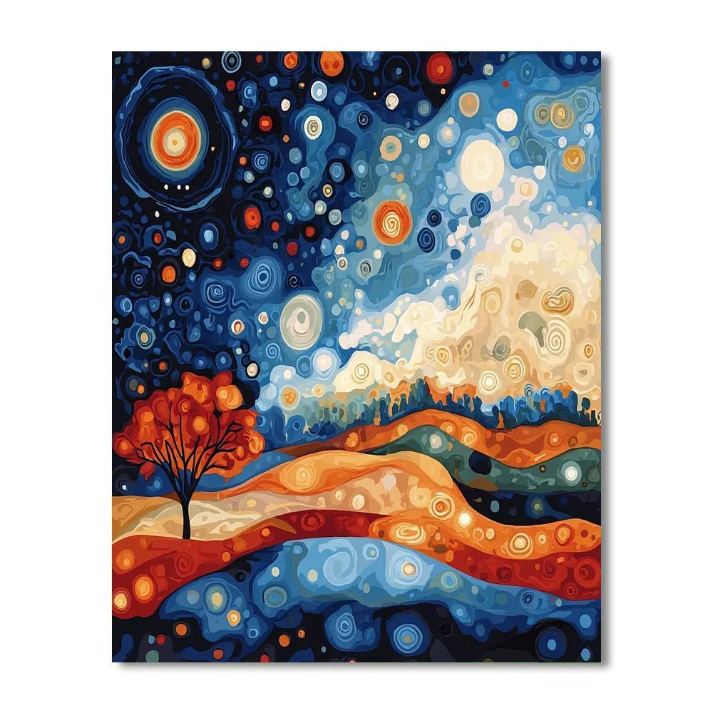 Paul Klee Inspired Symphony Of The Cosmos  Paint By Numbers Art