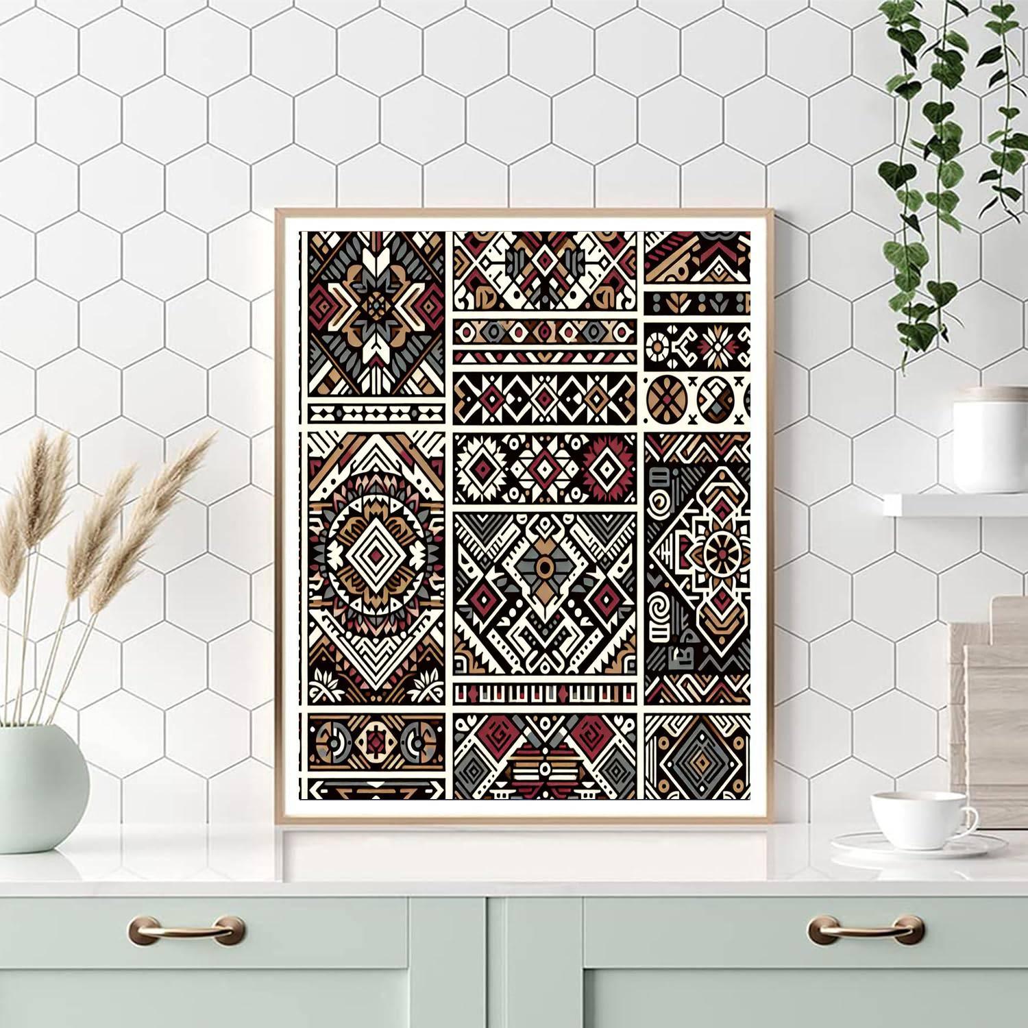 Mystic Tribal Patterns Number Painting