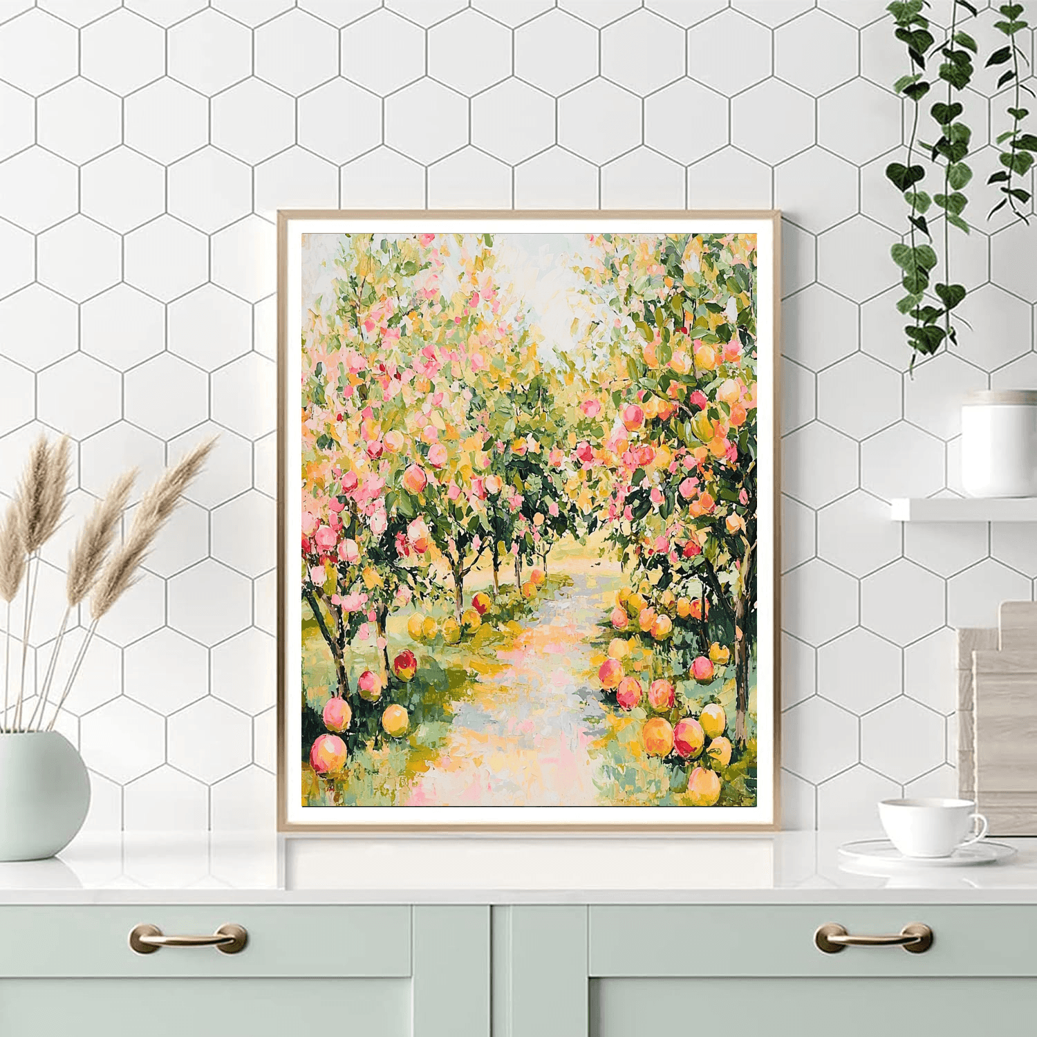 Claude Monet Inspired Sweet Fruit Orchard  DIY Paint By Numbers