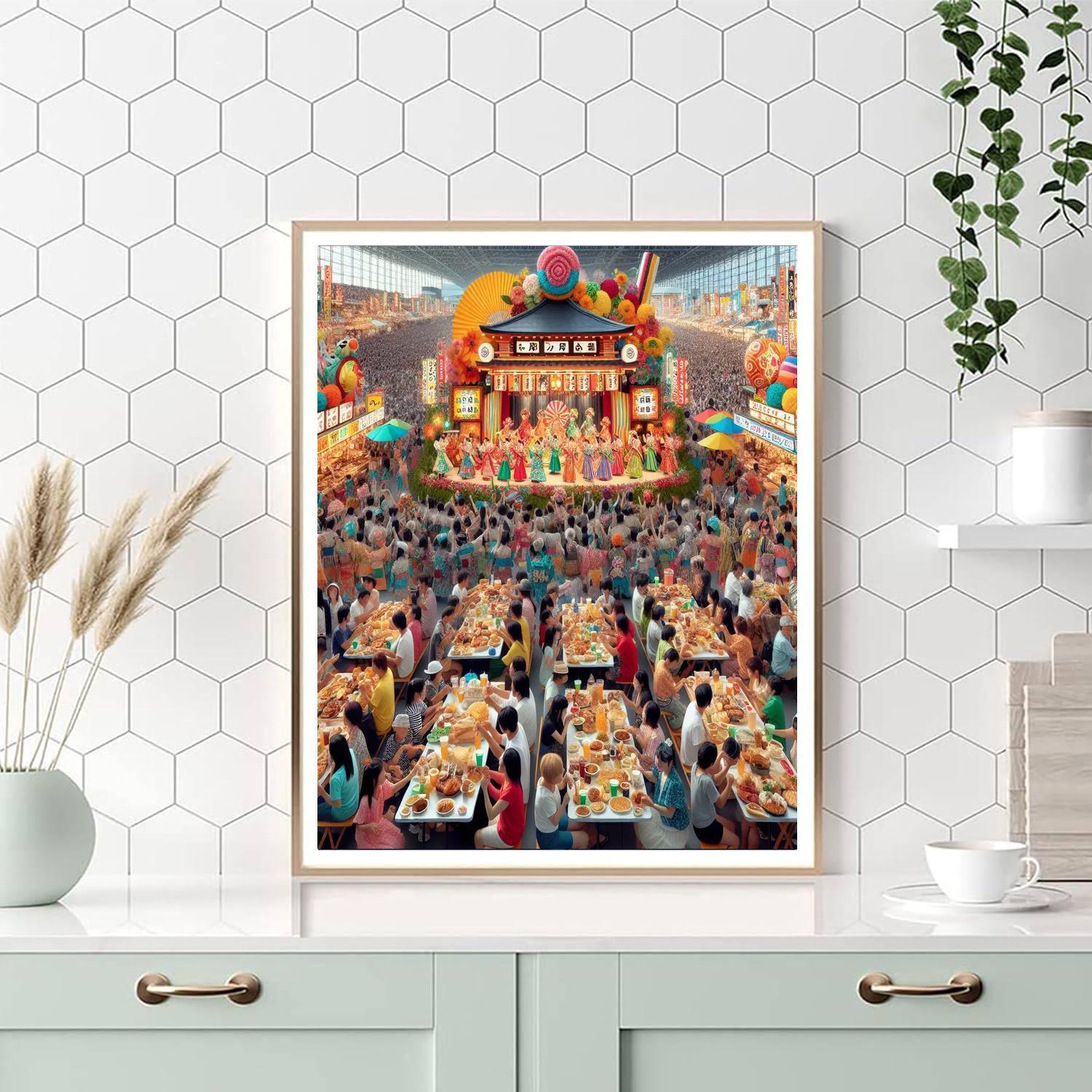 Hokkaido Summer Festival Paint By Numbers Art