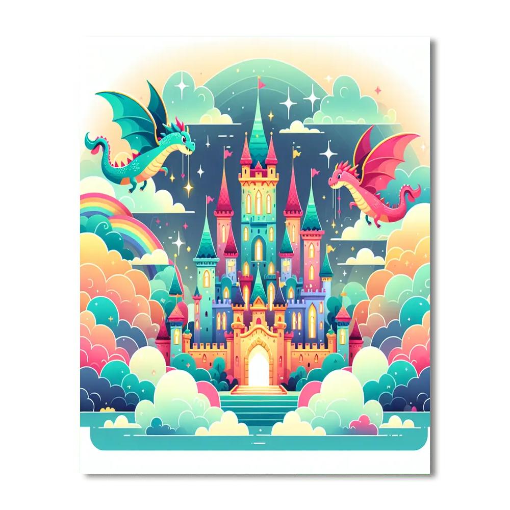 Enchanting Castle Paint By Numbers Kits