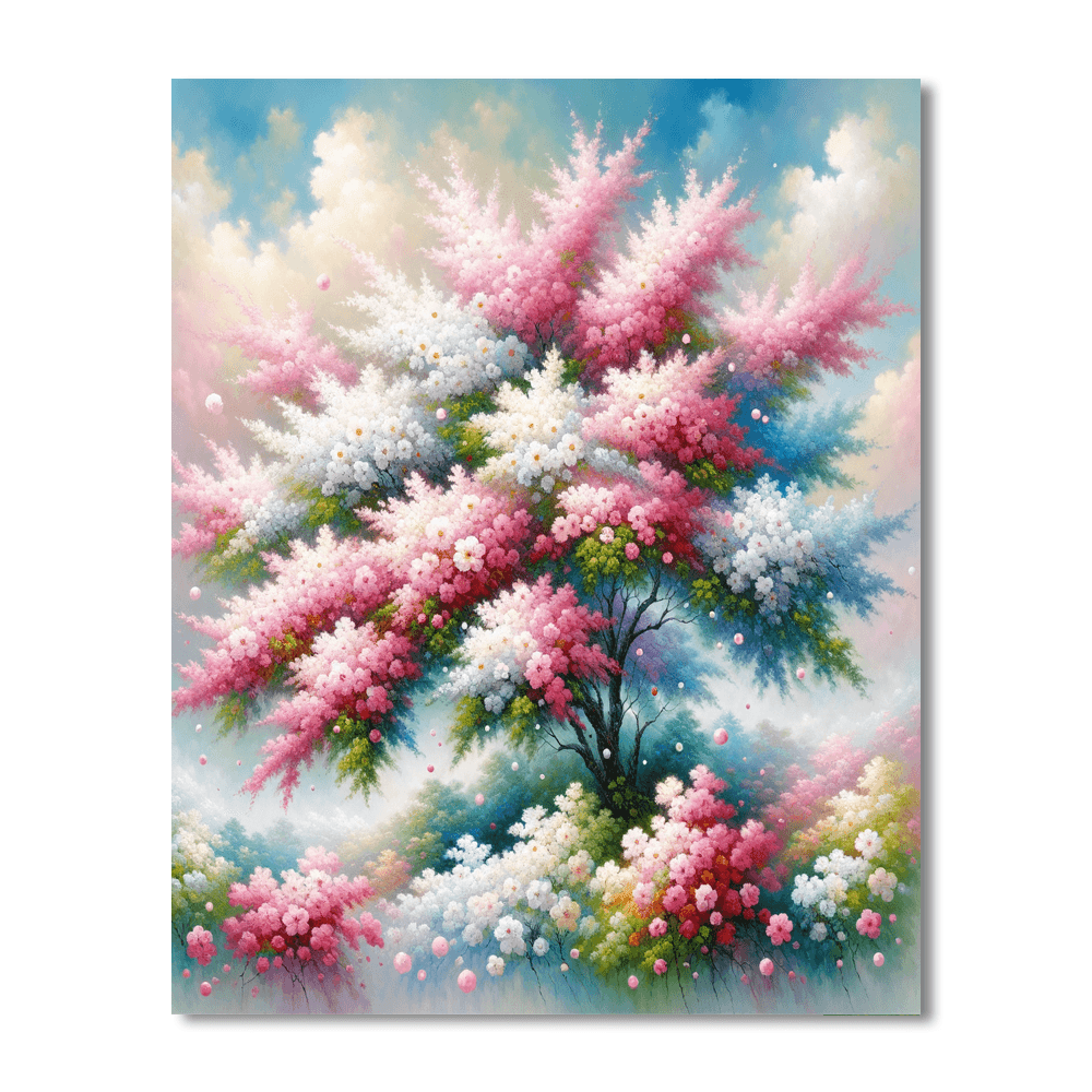 Glorious Spring Blossoms Paint By Color