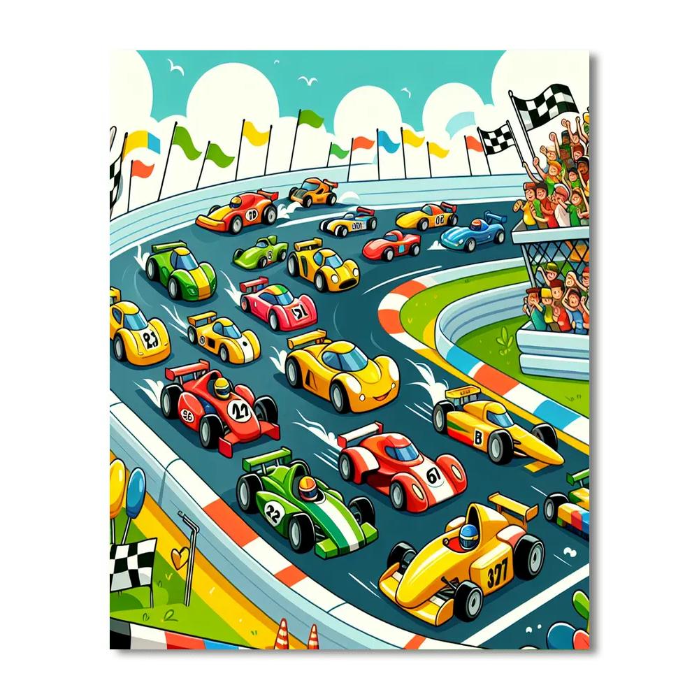 Racing Legends Numbered Painting Kits