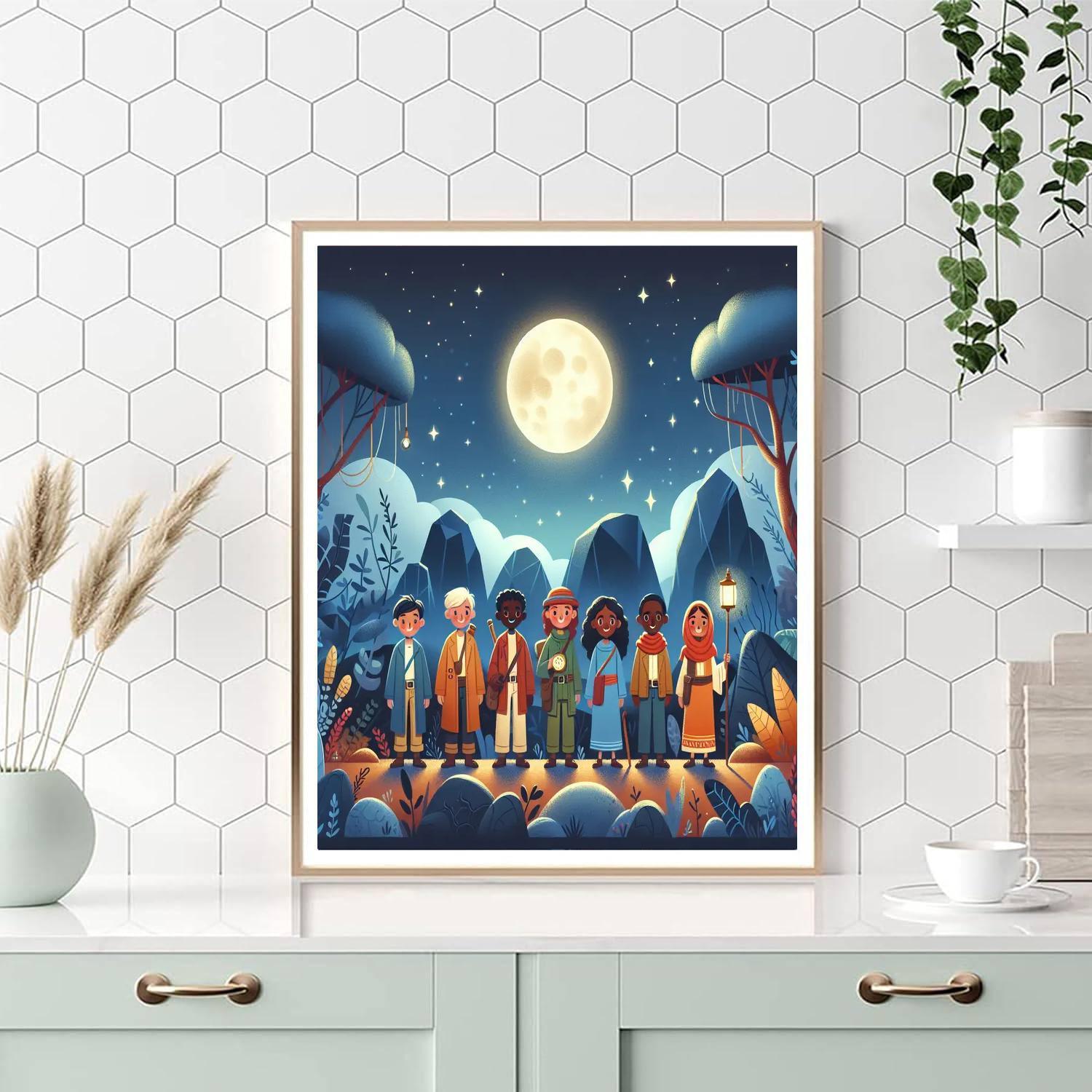 Moonlit Adventure Paint By Numbers