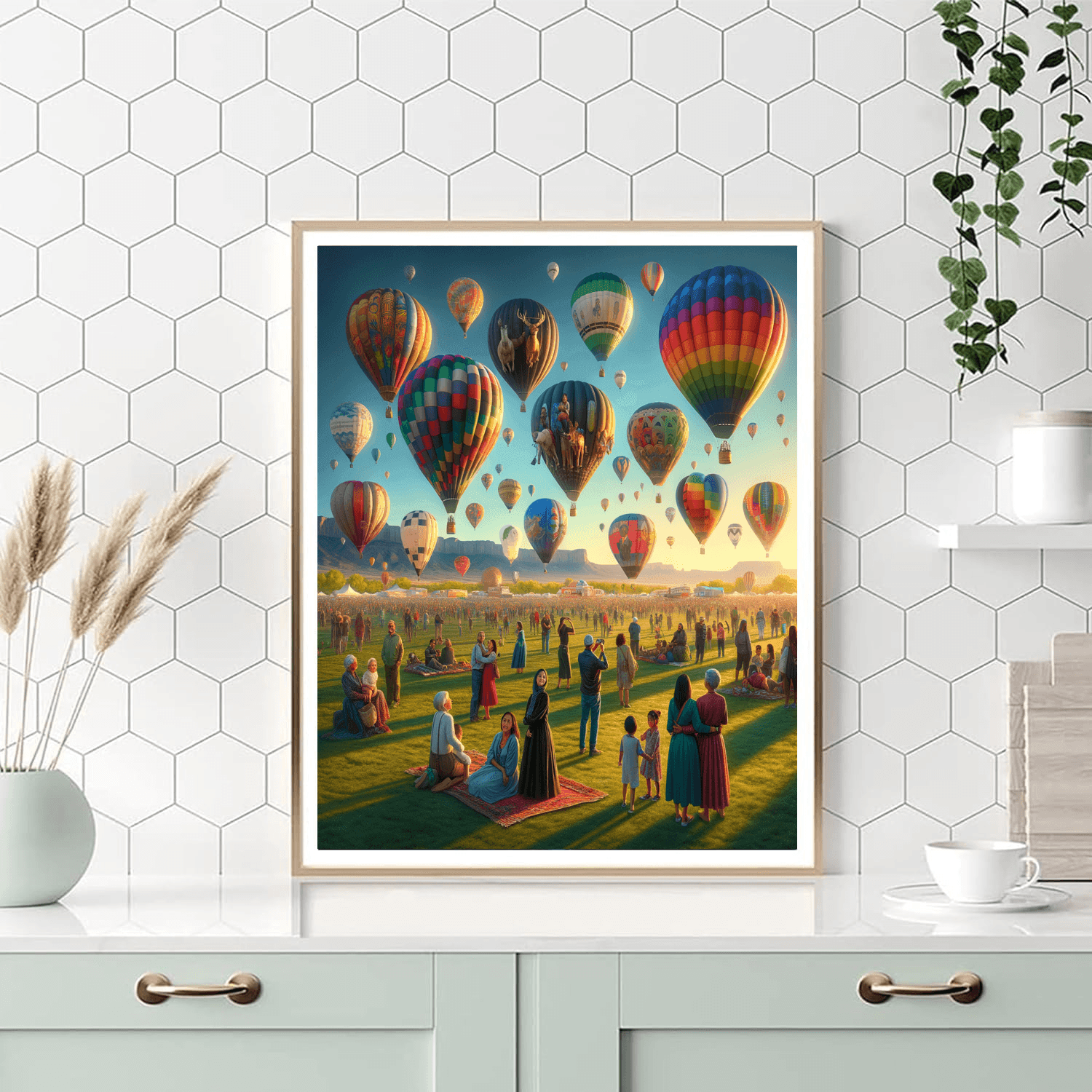 Albuquerque International Balloon Fiesta - New Mexico Paint By Numbers Kits