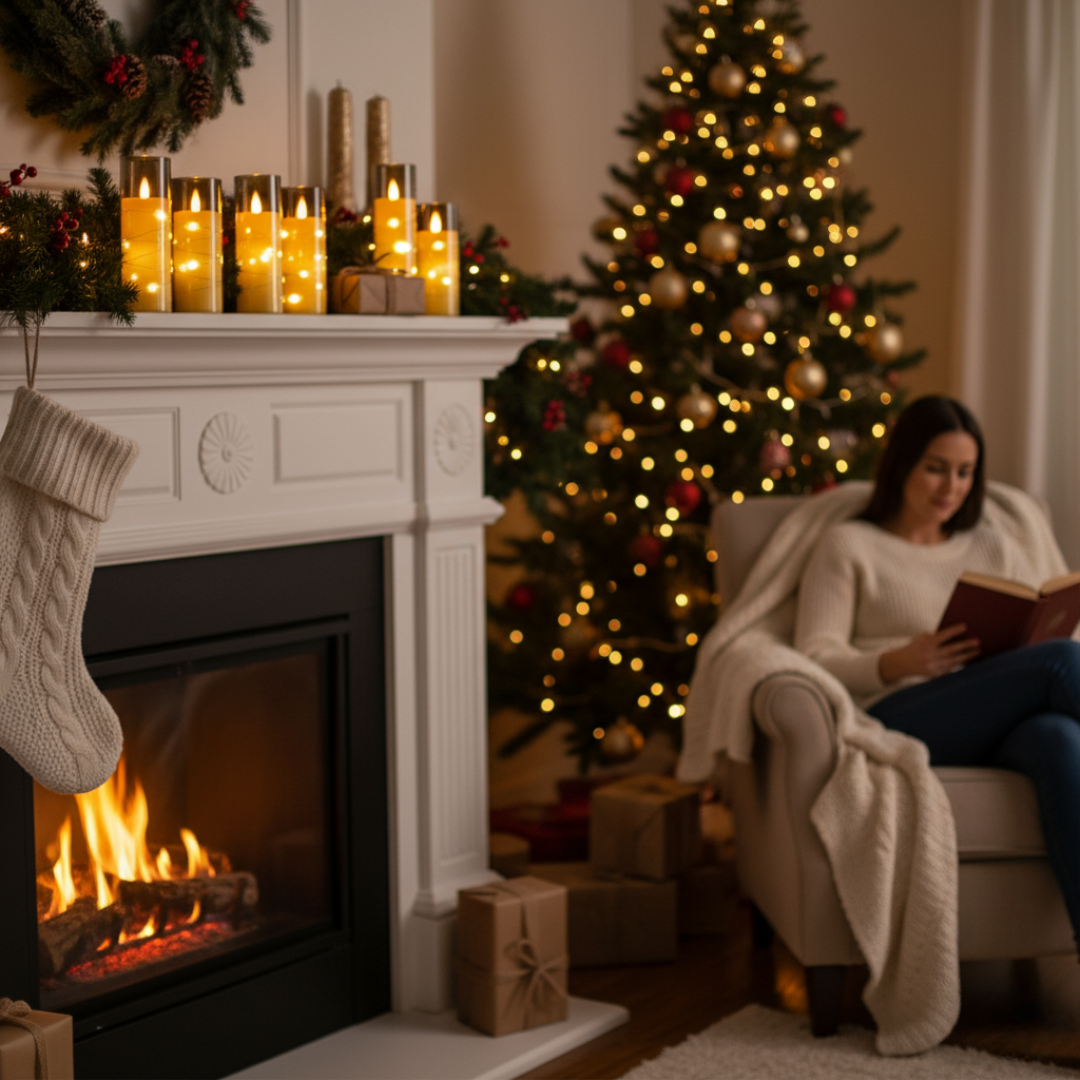 Flameless LED Candles With Remote And Timer Outdoor Waterproof