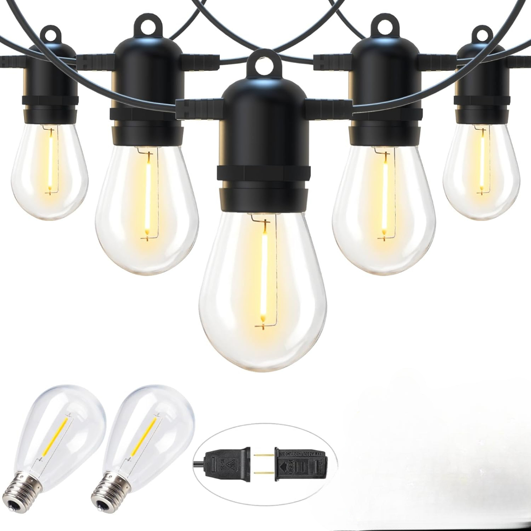Vintage Edison Bulbs Outdoor String Lights For Patio