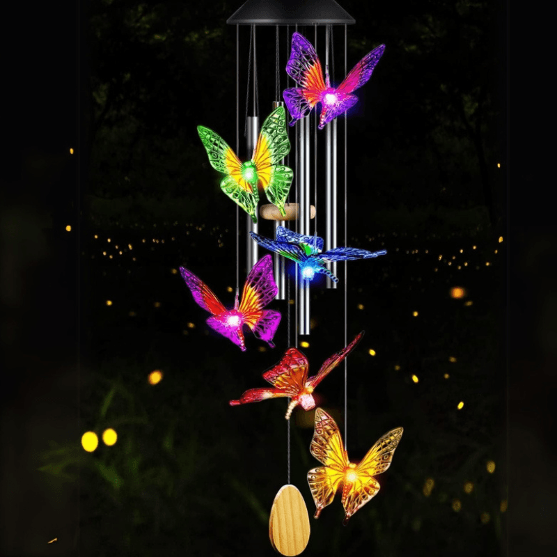 Solar Night Glow Wind Chime-Solar Wind LED Chime