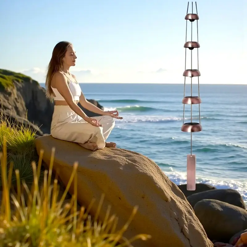 Metal Pagoda Wind Chimes For Outside 