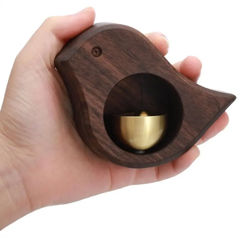 Solid Wood Wind Chime, 1 Count Magnetic Hangable Entry Door Bell, Vintage Door Bell
