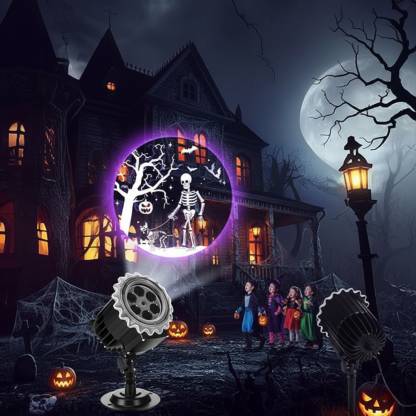 Halloween Witch Haunted Glare Lights Light Outdoor