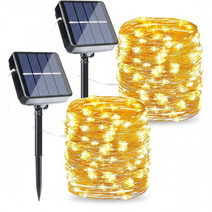 Pack Of 2 Halloween Solar String Lights