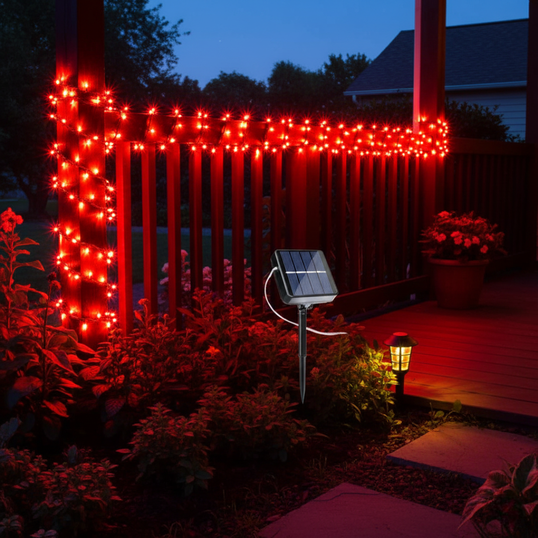 Pack Of 4 Halloween Solar String Lights