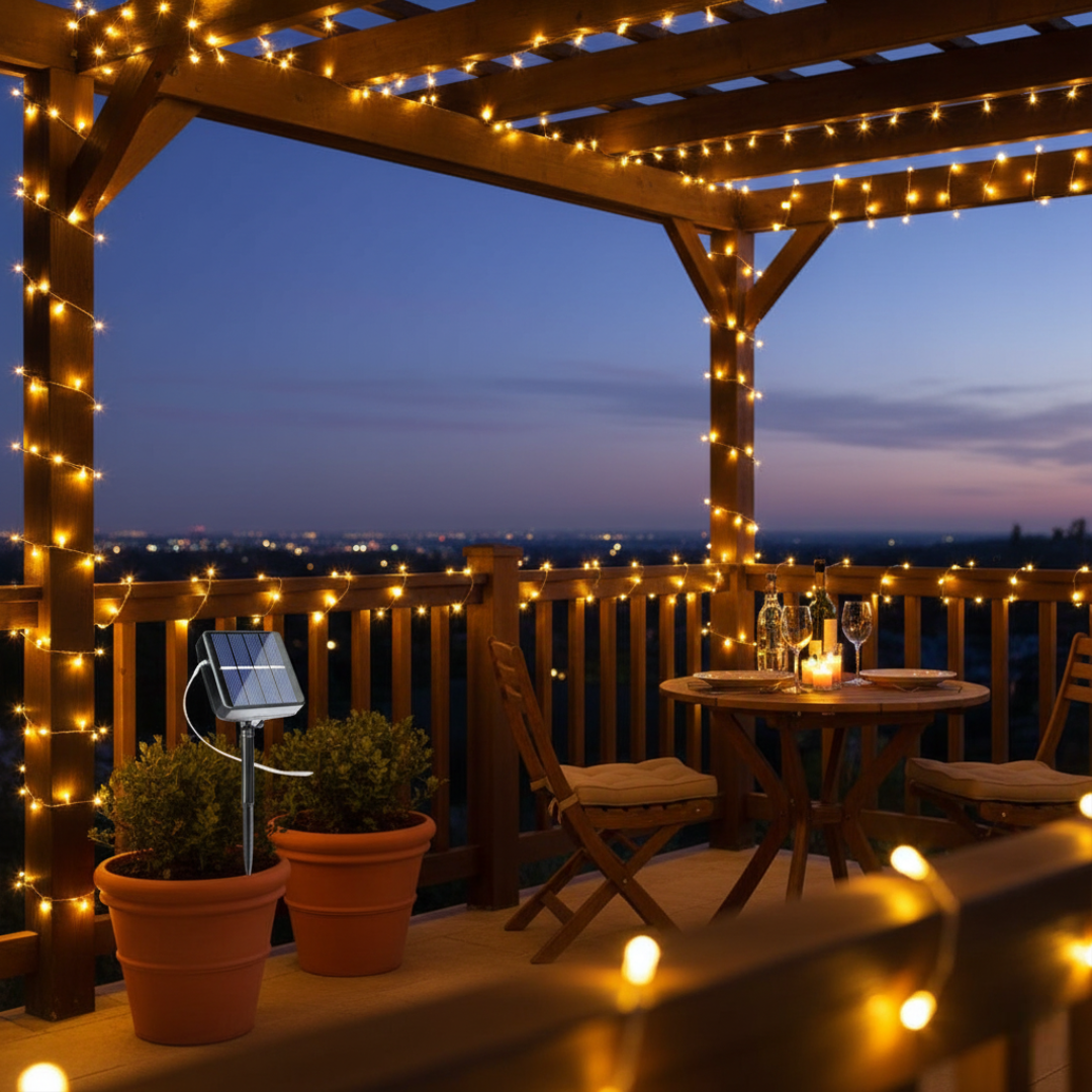 Pack Of 4 Halloween Solar String Lights
