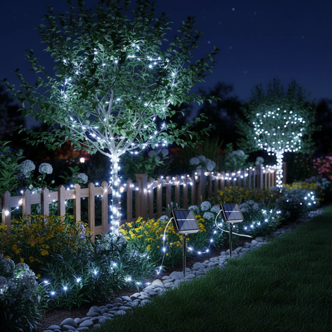 Pack Of 4 Halloween Solar String Lights