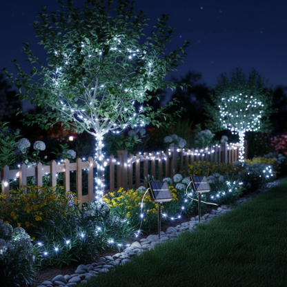 Pack Of 4 Halloween Solar String Lights