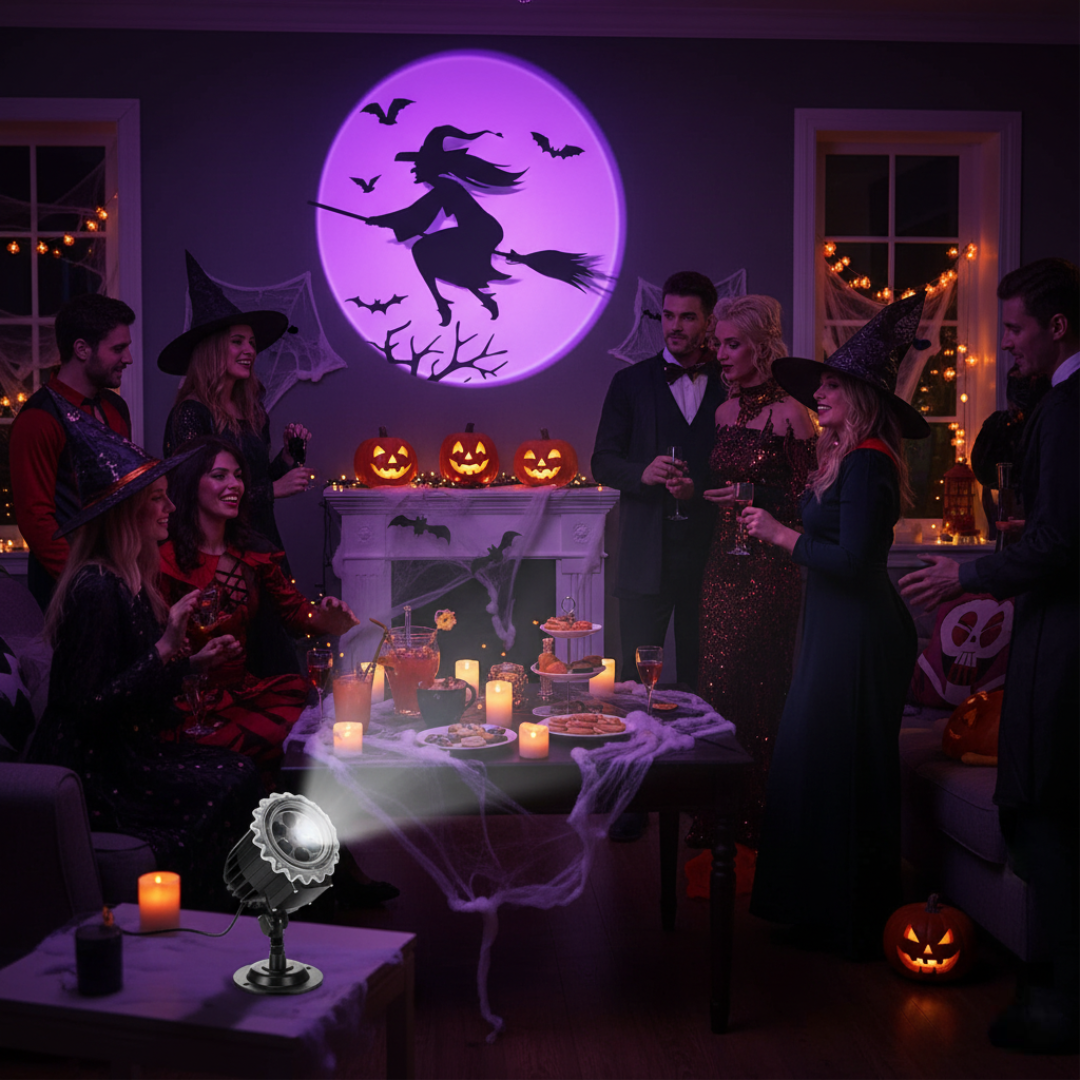 Halloween Witch Haunted Glare Lights Light Outdoor