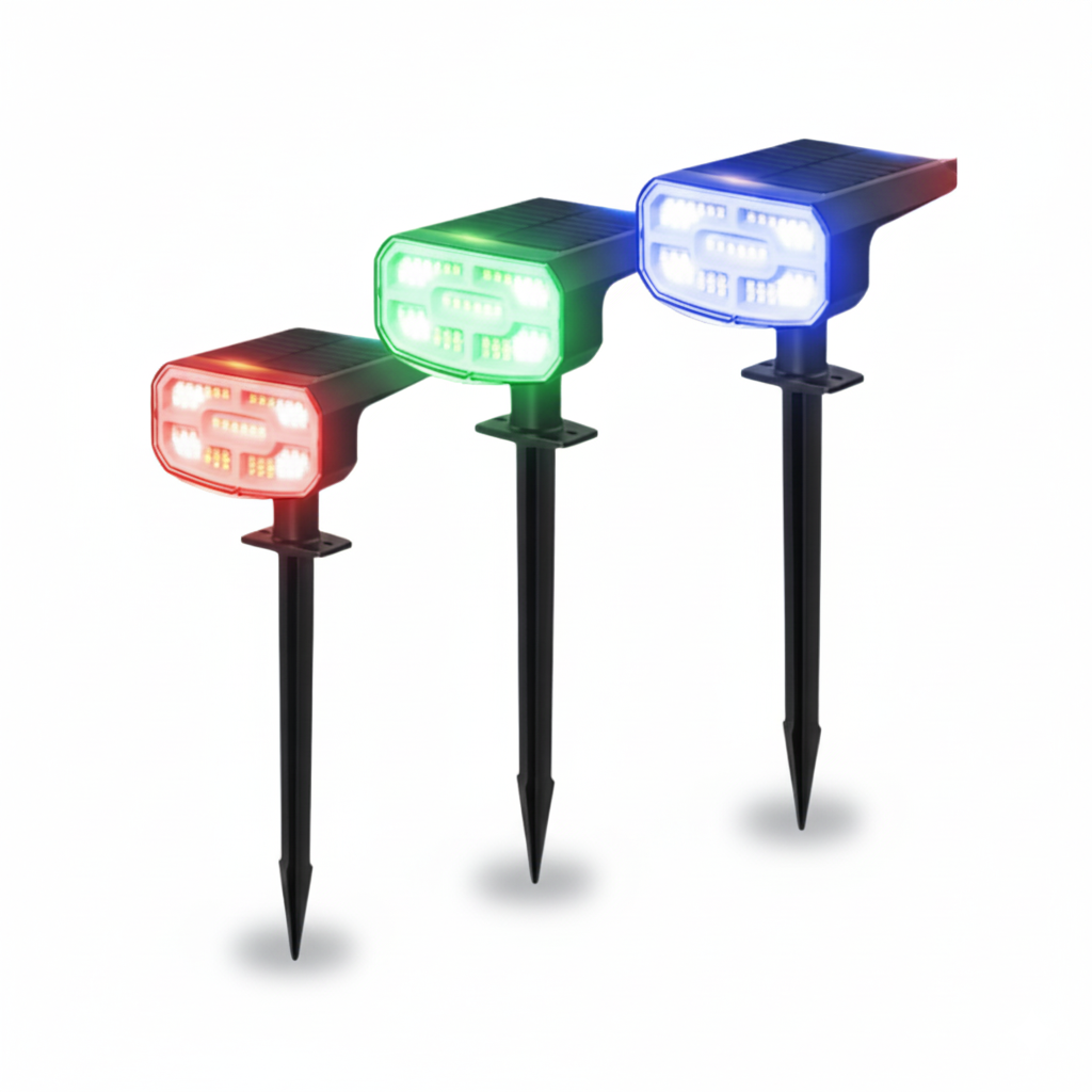 Solar Outdoor Motion Sensor RGB Lights