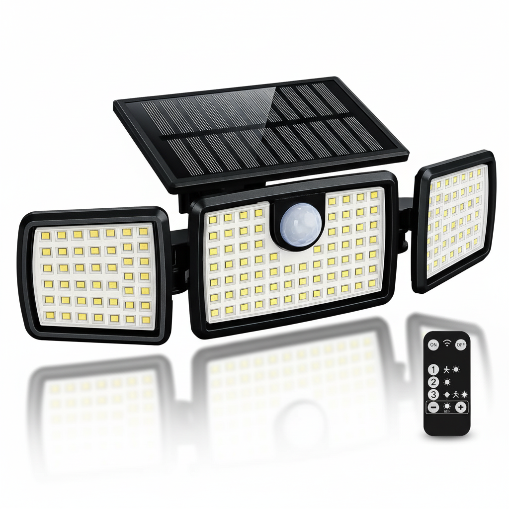 Waterproof Solar Motion Sensor Flood Lights for Outdoor Use