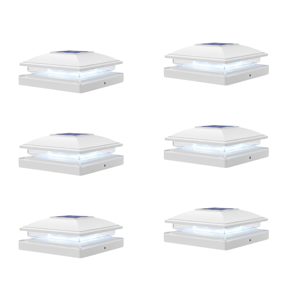 Dual Mode Waterproof Solar Post Cap Lights For Outdoor Fence