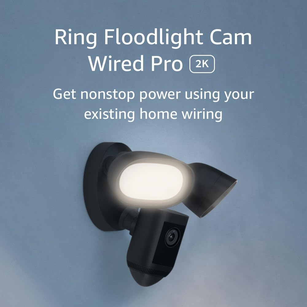Floodlight Cam Wired Pro with 3D Motion Detection