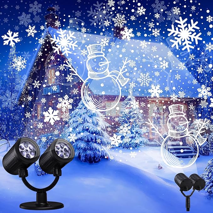 Dynamic Halloween Outdoor Projection Lights
