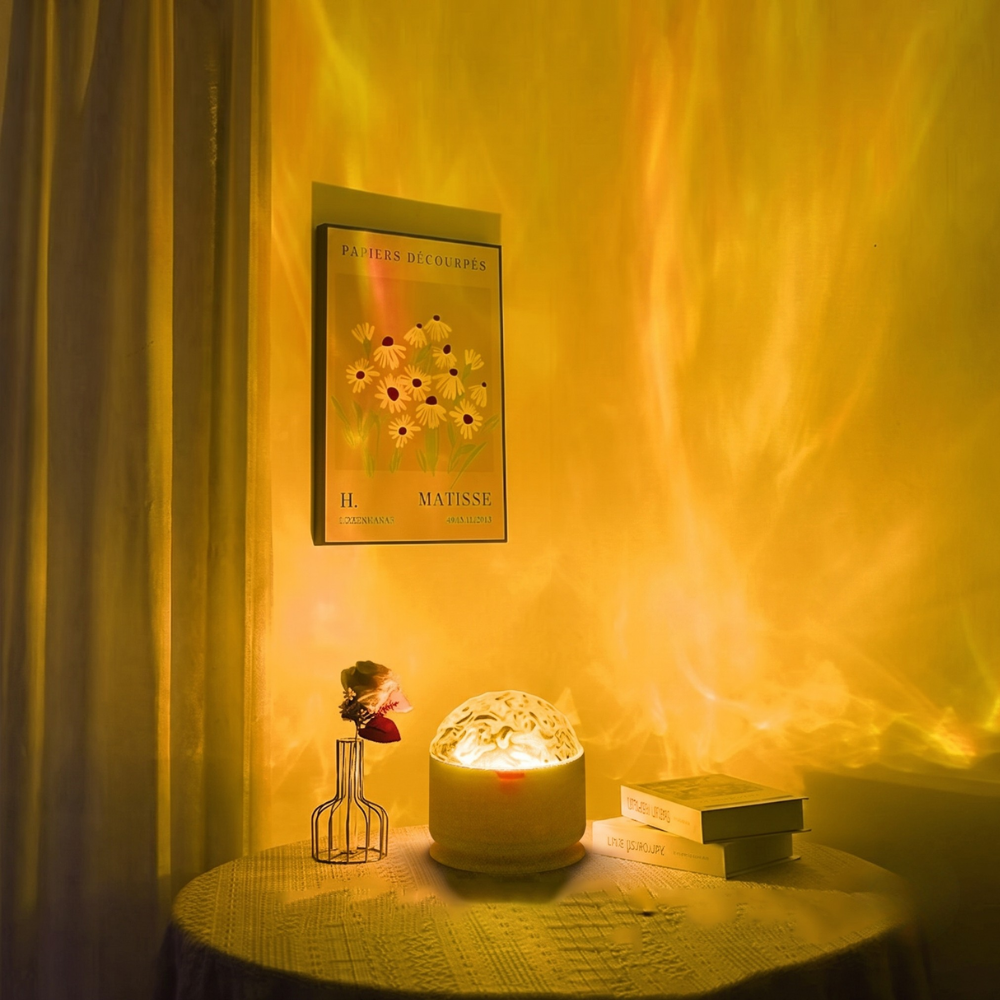 Indoor Water Ripple Starry Sky Projector Lamp